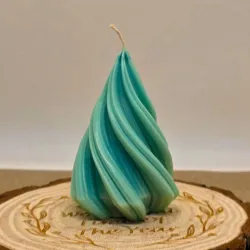 Bougie sapin de noël parfumée et à la cire végétale