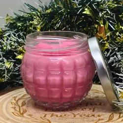 Bougie de noël parfum fruits des bois à la cire végétale