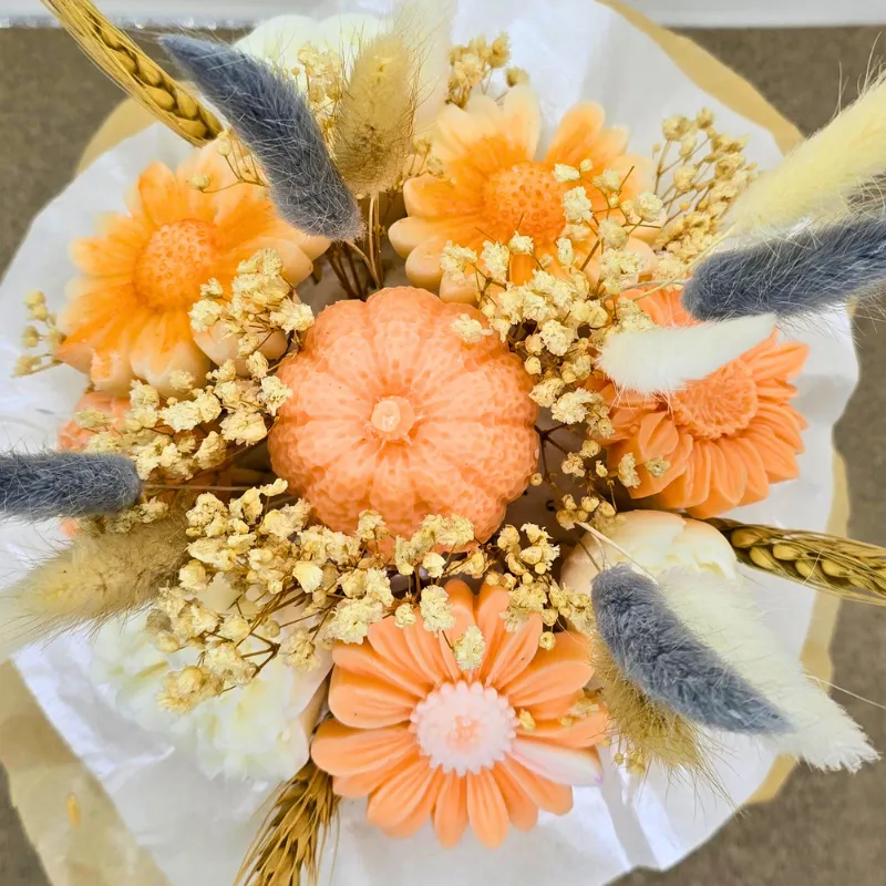 Bouquet de fondants parfumés à la cire végétale