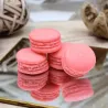 Lot de 4 macarons parfums fruits rouges