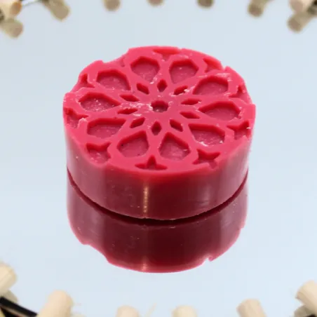 Fondant parfum rose passion en cire végétale