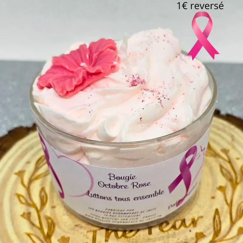 Bougie chantilly lutte contre le cancer 1€ reversé
