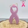 Ruban parfumé en jesmonite Lutte contre le cancer 1€ reversé