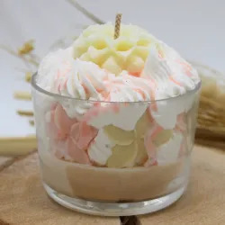 Bougie chantilly parfum fleur de cerisier thème florale