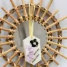 Suspension parfumée personnalisable avec fleur et écritures