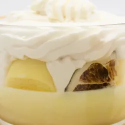 Bougie chantilly parfum citron meringué