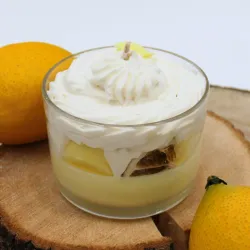 Bougie chantilly parfum citron meringué