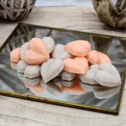 Pot de 15 minis fondants coeurs pomme d’amour et madeleine