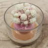 Bougie parfumée bouquet de fleurs