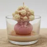Bougie parfumée bouquet de fleurs