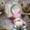 Pot de 15 minis fondants coeurs pomme d’amour et coco