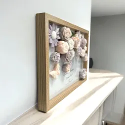 Cadre cadeau avec fondants parfumés et message personnalisé