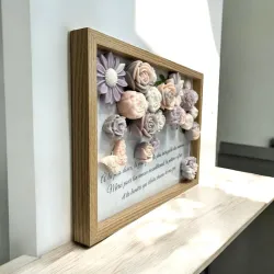 Cadre cadeau avec fondants parfumés et message personnalisé