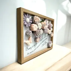Cadre cadeau avec fondants parfumés et message personnalisé