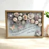 Cadre cadeau avec fondants parfumés et message personnalisé