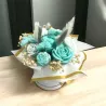 Bouquet de fleurs fondants parfumés personnalisable, confectionné à partir de cire végétale