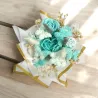 Bouquet de fleurs fondants parfumés personnalisable, confectionné à partir de cire végétale