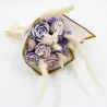 Bouquet de mariée en fondants parfumés personnalisable, confectionné à partir de cire végétale