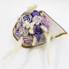 Bouquet de mariée en fondants parfumés personnalisable, confectionné à partir de cire végétale