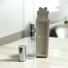 Idée cadeau maitresse, atsem ou invités parfum de vêtement avec son support en jesmonite