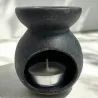 Petit brûle parfum design spirale noir