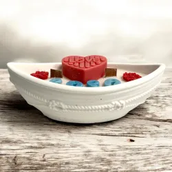 Bougie bateau parfumée fête des pères LOVE