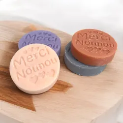 Lot 4 fondants parfumés "Merci Nounou"
