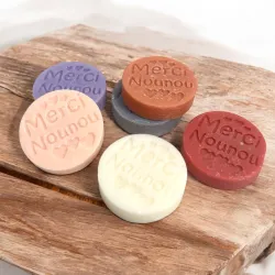 Lot 6 fondants parfumés "Merci Nounou"