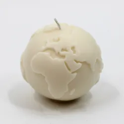 Bougie parfumée globe terrestre