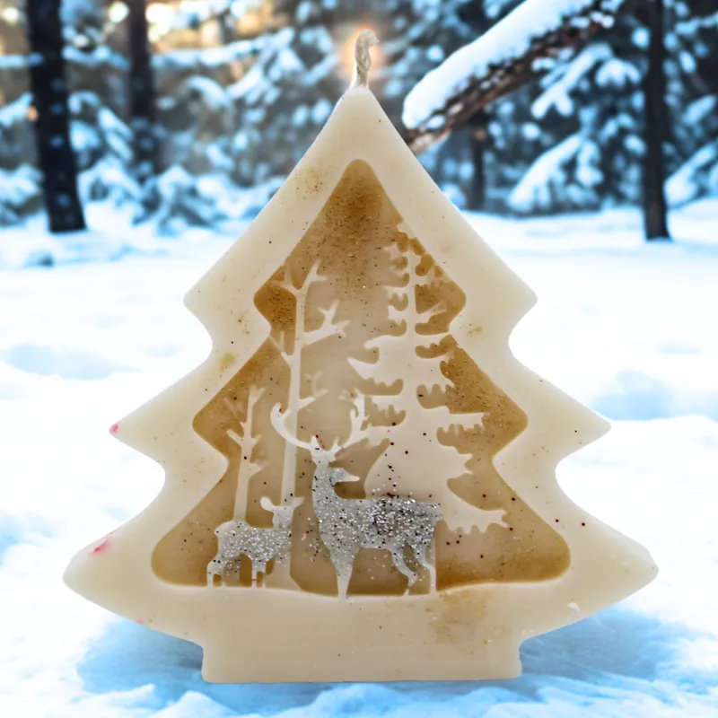 Bougie de Noël Sapin parfumée