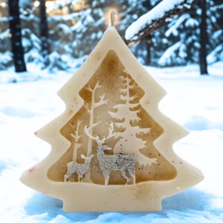 Bougie de Noël Sapin parfumée