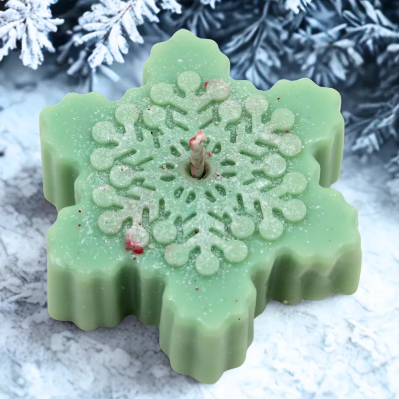 Bougie parfumée étoile des neiges