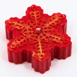 Bougie parfumée étoile des neiges