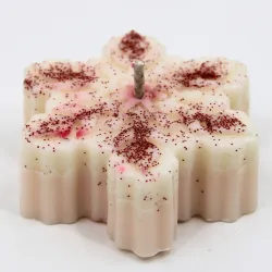 Bougie parfumée étoile des neiges