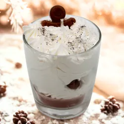 Bougie chantilly parfum pomme/ canelle