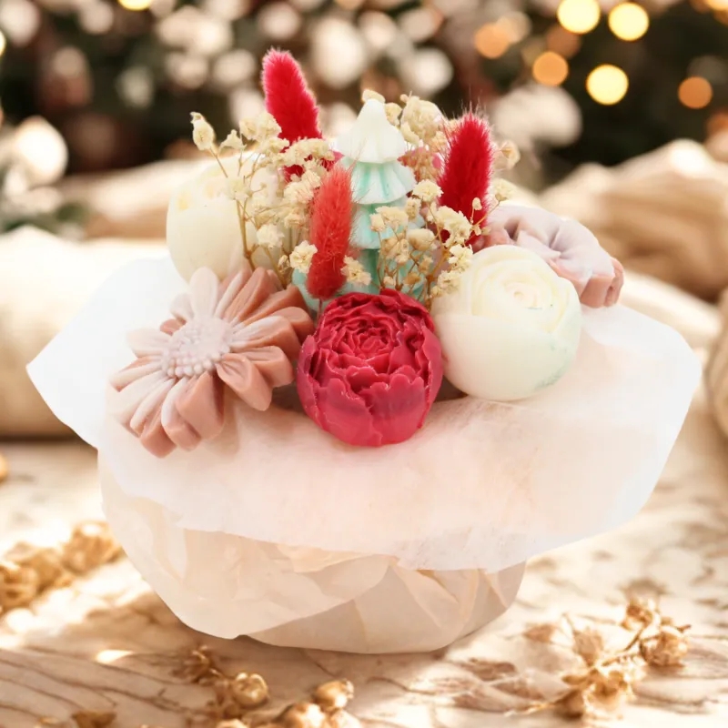 Mini bouquet de fondants parfumés spécial Noël