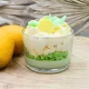 Bougie chantilly mojito, crumble à la cire végétale et parfum de grasse