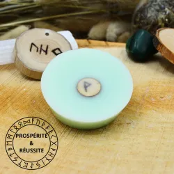 Fondant parfum menthe avec Rune Wunjo pour apporter prospérité et réussite