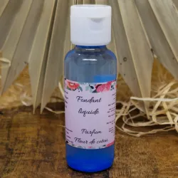 Fondant liquide parfum fleur de coton et paillette biodégradable.