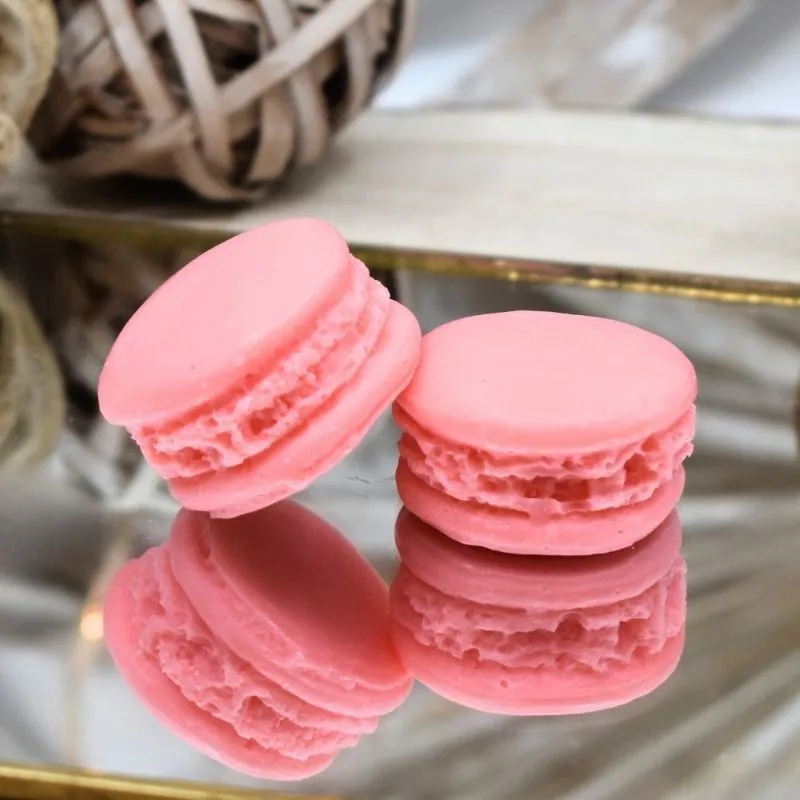 Lot de 2 macarons parfum fruits rouges