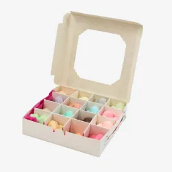 Coffret amour 16 coeurs parfumés à la cire végétale et parfums de Grasse